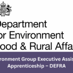 DEFRA Environment Group Executive Assistant apprenticeship poster UK