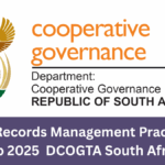 Senior Records Management Practitioner Job 2025 | DCOGTA South Africa