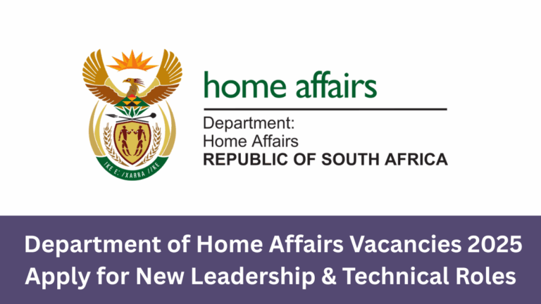 Department of Home Affairs Vacancies 2025: Apply for New Leadership & Technical Roles