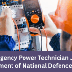 Emergency Power Technician Job at Department of National Defence Canada