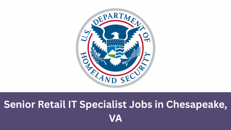 Senior Retail IT Specialist Jobs in Chesapeake, VA