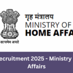 SSC SI Recruitment 2025 - Ministry of Home Affairs