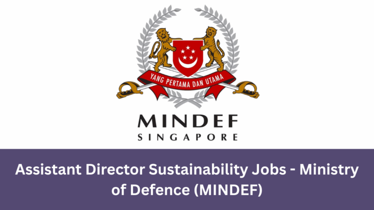 Assistant Director Sustainability Jobs - MINDEF