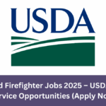 USDA wildland firefighter on duty during wildfire suppression