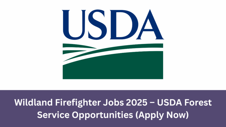USDA wildland firefighter on duty during wildfire suppression
