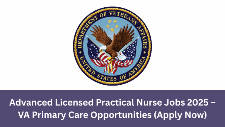 Advanced licensed practical nurse providing primary care at VA clinic