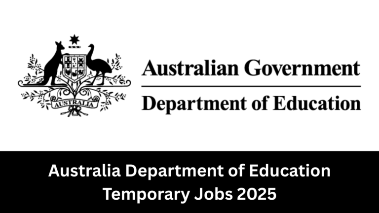 Australia Department of Education Temporary Jobs 2025