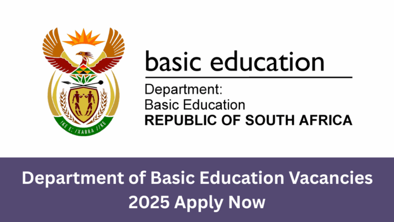 Department of Basic Education South Africa vacancies 2025