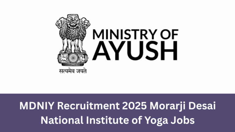 MDNIY recruitment 2025