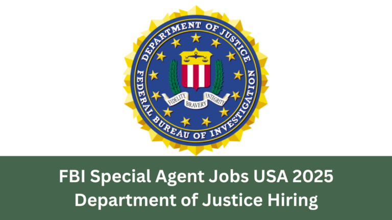 FBI Special Agent Jobs USA 2025 | Department of Justice Hiring