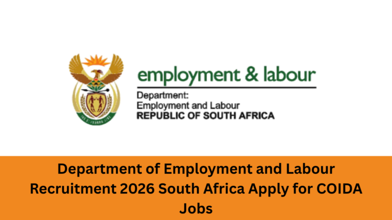 Department of Employment and Labour Recruitment 2026 South Africa | Apply for COIDA Jobs