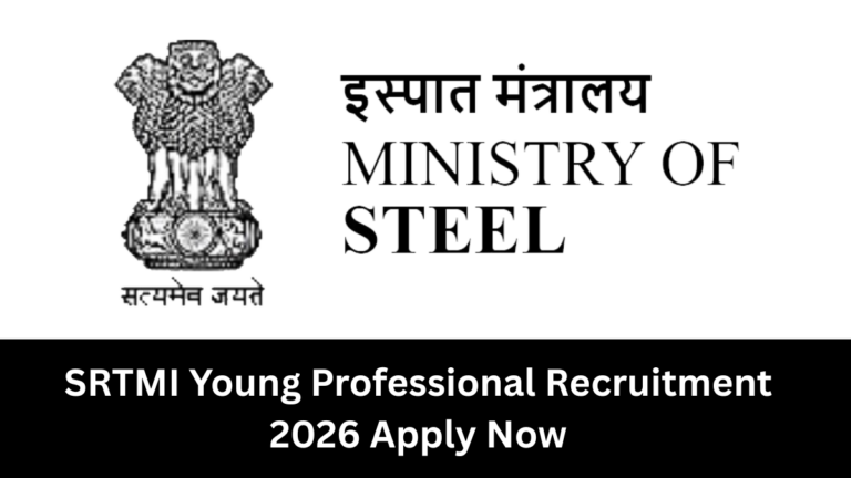 SRTMI Young Professional Recruitment 2026 | Apply Now